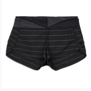 Lululemon Run: Speed Short  Black-sz 6